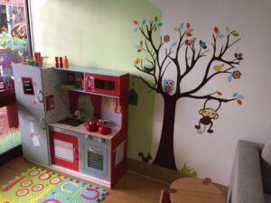A new play area for children visiting the Hospice.